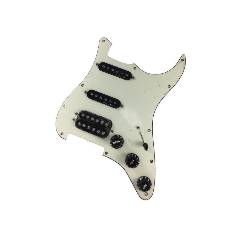 Prewired HSS Strat Pickguard